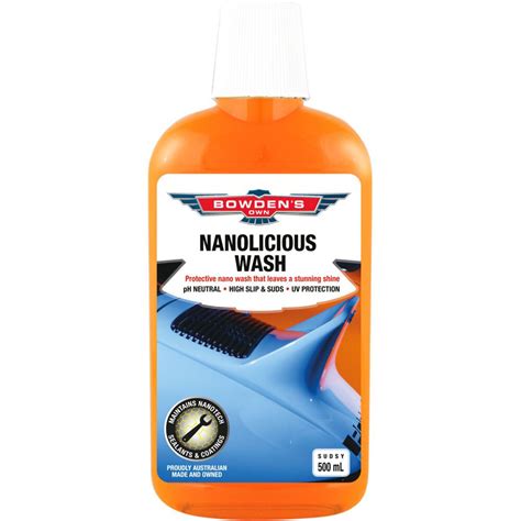 bowden's own|bowden's own nanolicious wash.